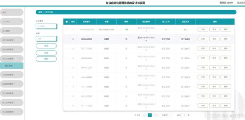 ssm vue办公自动化管理系统 计算机毕业设计