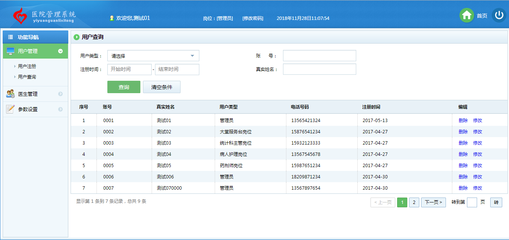 java+ssm+mysql医院住院管理系统